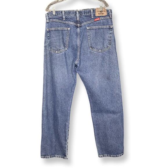 Men’s Vintage Wrangler Faded Regular Fit Denim Jeans - Picture 2 of 6